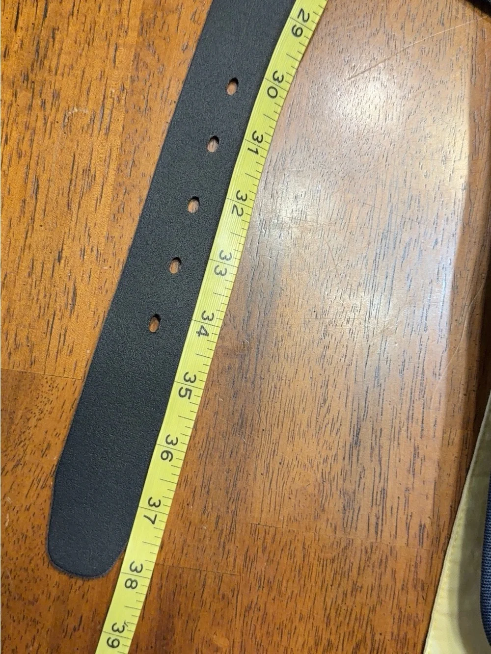 Timberland PRO Men's Black Leather workwear Pull up Belt  size 32